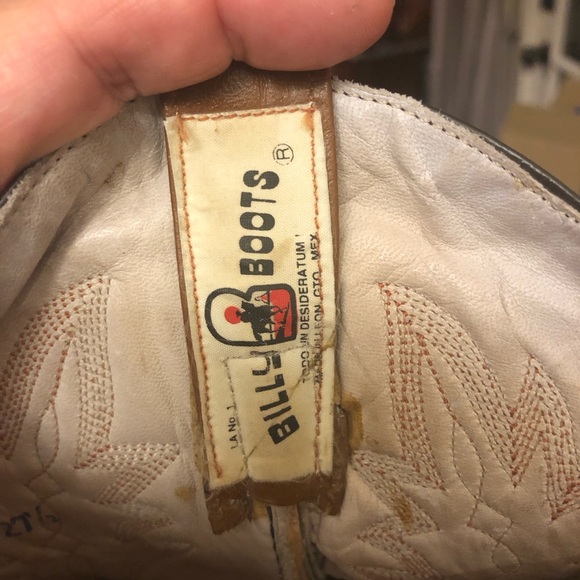 Billy Boots alligator cowboy boots. - Picture 3 of 10